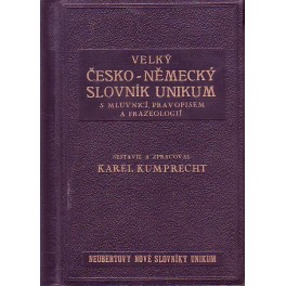 Velký česko-německý slovník Unikum